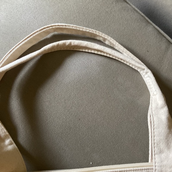 Canvas tot bag, zippered, NEW 19x15 inches,inner pouch - Picture 2 of 6